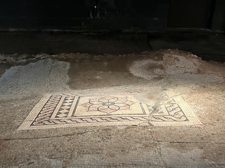 Roman Mosaic in a floor