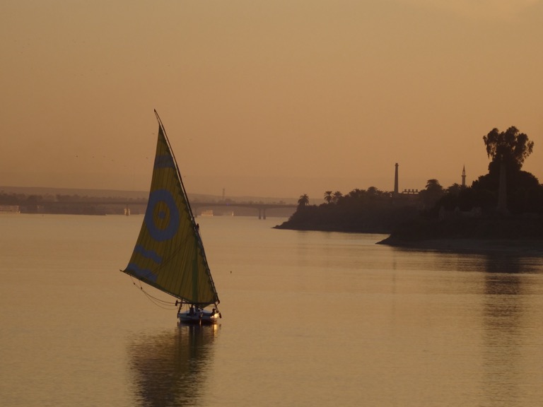 Sunset sail on the Nile