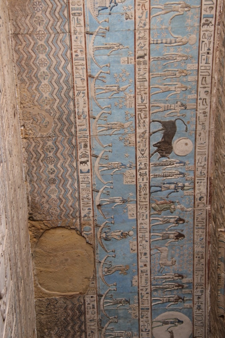 Cleaned Dendera ceiling