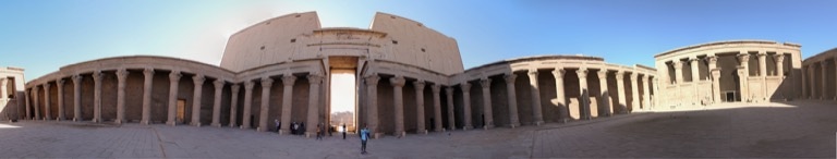 Edfu Temple courtyard