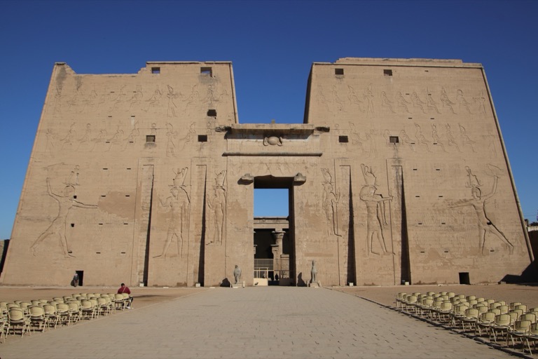 Edfu Temple entrance pylon