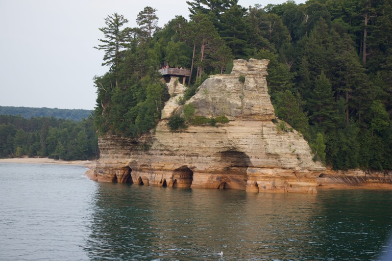 Miner’s Castle from the water