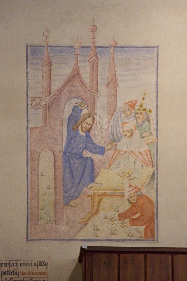 Jesus casting out the Money Changers