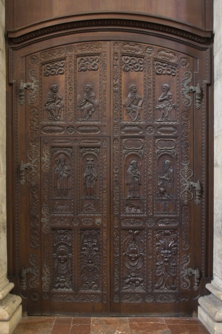 Carved Wooden Door