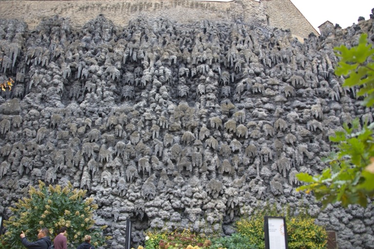 Dripstone wall in the Wallenstein Palace Gardens