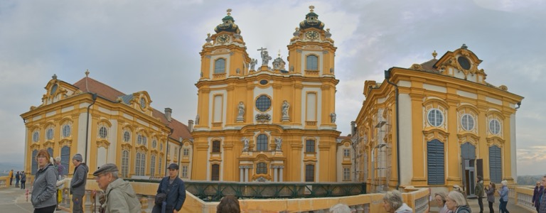 Melk Abbey from patio
