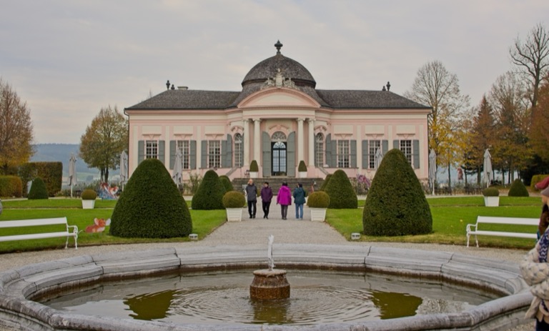 Pavilion in gardens