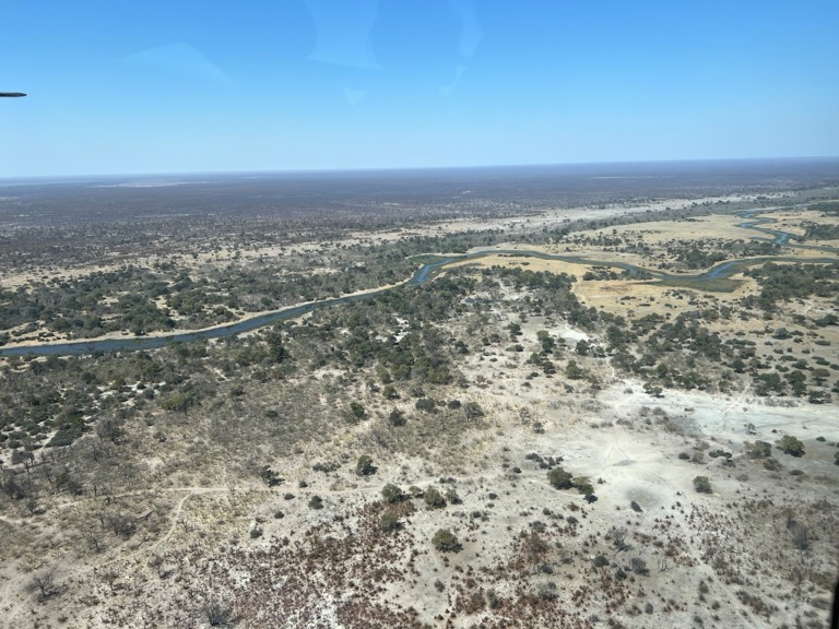 Flying to the Okavango Delta