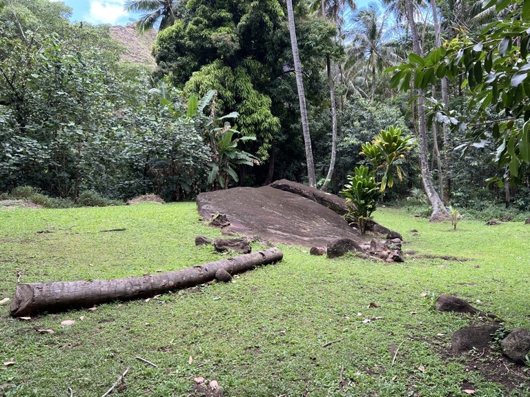 Rock with petroglyphs