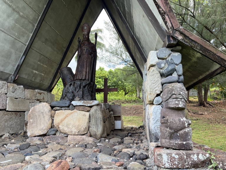 Catholic Priest and Tiki