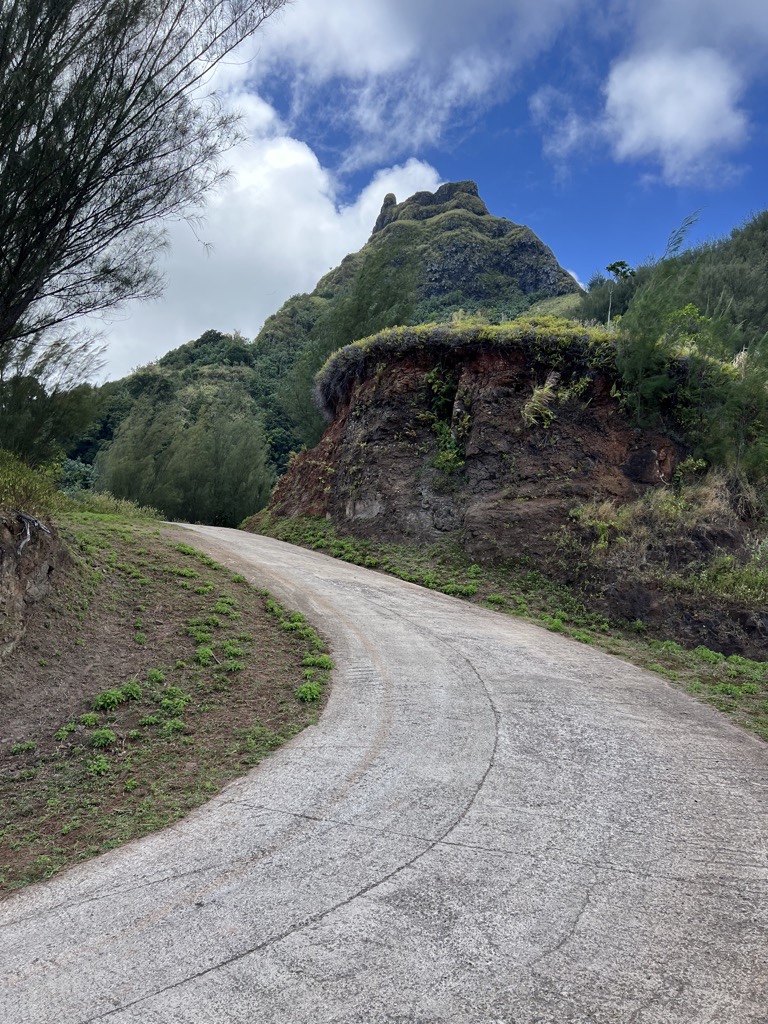 Back side of the mountain