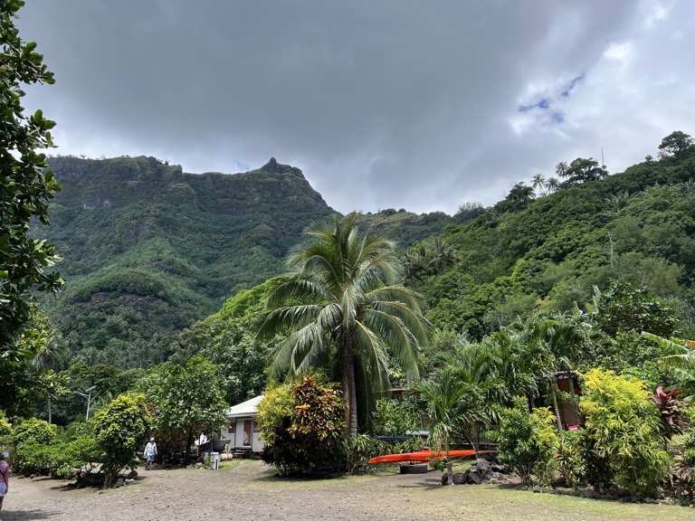 Front side of the mountain