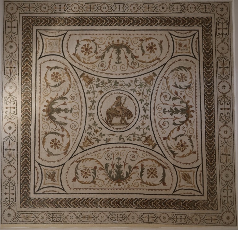 Dionysus as a child with four seasons