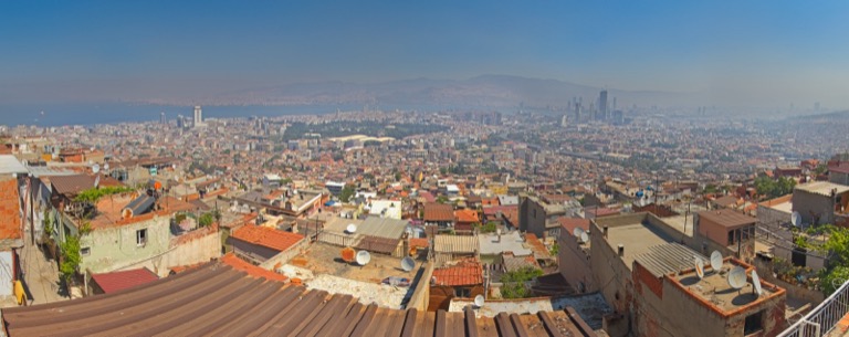 View of Izmir from Kadifekale