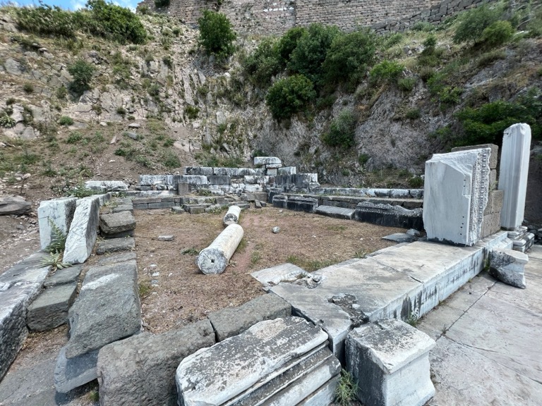 Walking over from the stage