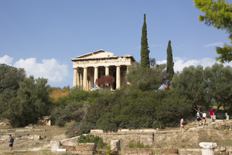 Temple of Hephaestus on the hill